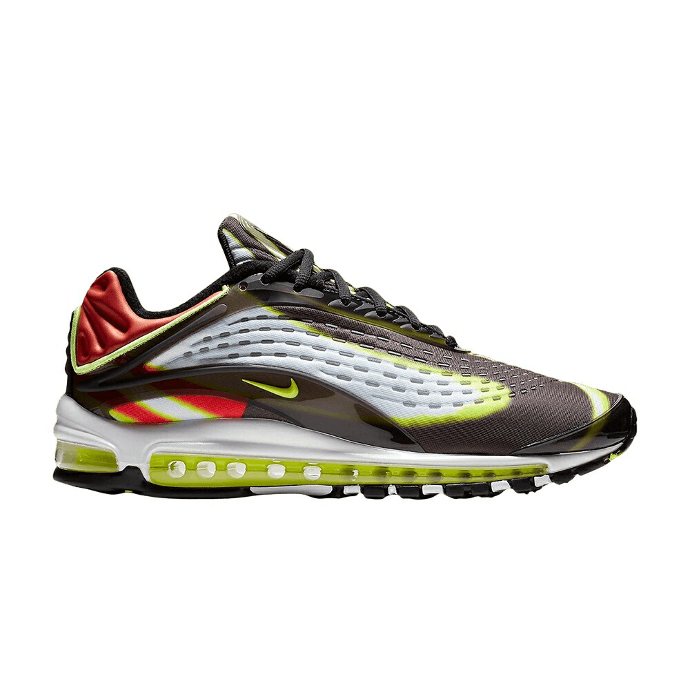 ナイキ マックス デラックス 黒色 ブラック 赤 レッド 白色 ホワイト エアマックス 'HABANERO RED' スニーカー メンズ NIKE AIR MAX DELUXE / BLACK VOLT HABANERO RED WHITE