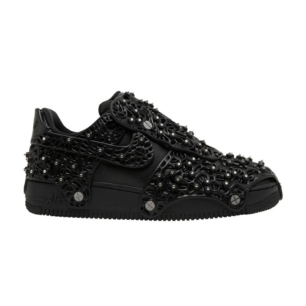 ナイキ 黒色 ブラック エアフォース BLACK スニーカー レディース NIKE SWAROVSKI X WMNS AIR FORCE 1 LXX / BLACK BLACK BLACK