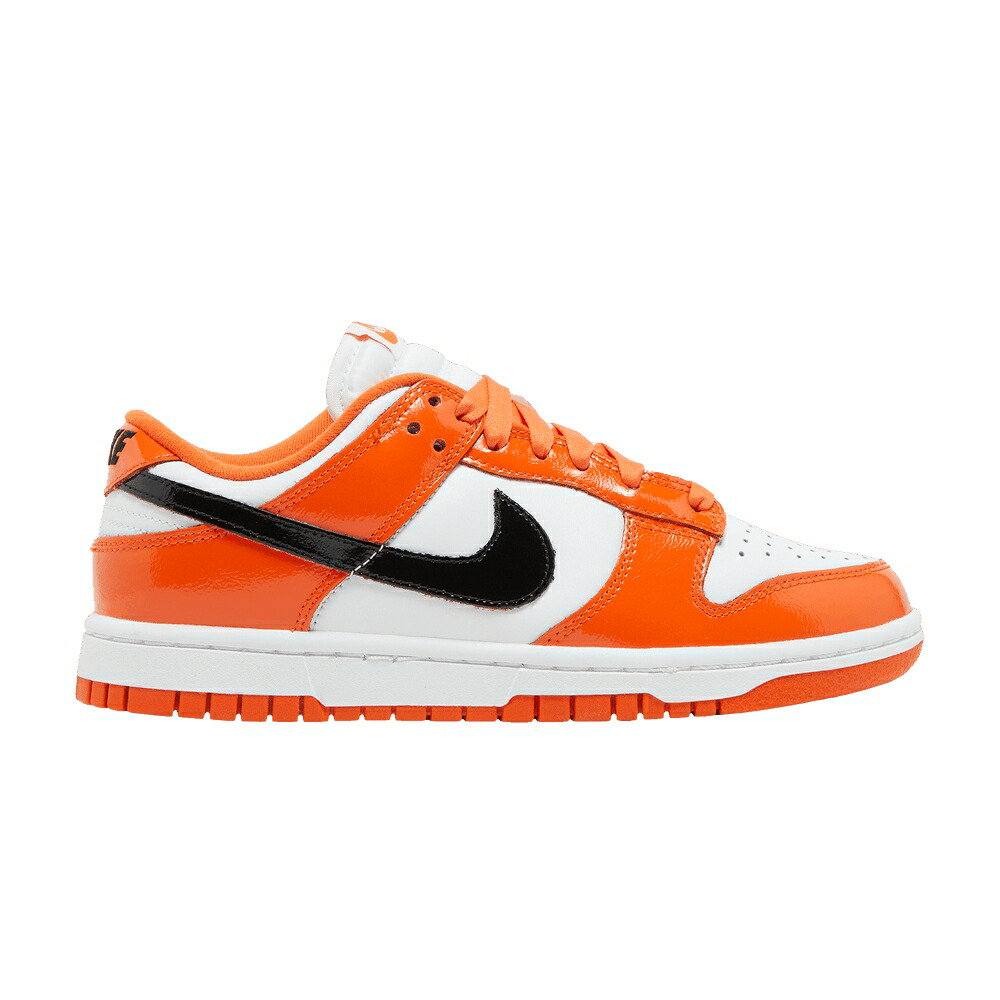 ナイキ ダンク 橙 オレンジ 黒色 ブラック 白色 ホワイト ダンクロー 'HALLOWEEN PATENT' スニーカー レディース NIKE WMNS DUNK LOW - / BRILLIANT ORANGE BLACK WHITE