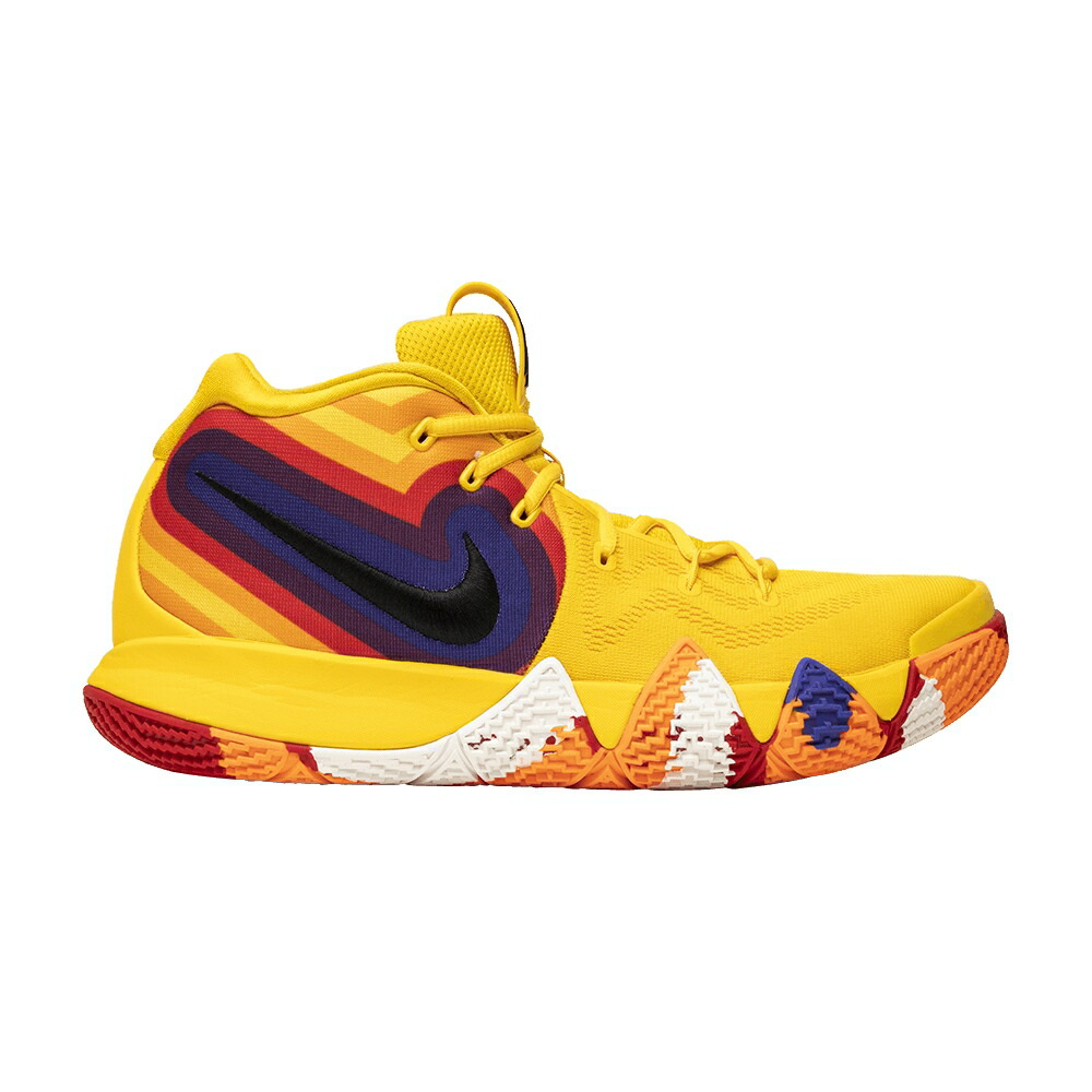 ナイキ カイリー 黄色 イエロー \'70S\' スニーカー メンズ NIKE KYRIE 4 / YELLOW MULTICOLOR