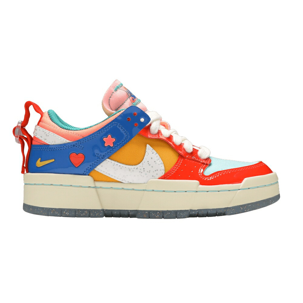 ナイキ ダンク 青色 ブルー ダンクロー KID HEART スニーカー レディース NIKE WMNS DUNK LOW DISRUPT AT / COPA SAIL SIGNAL BLUE