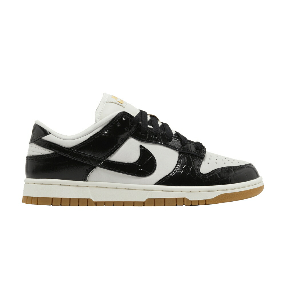ナイキ ダンク 黒いこと 黒いこと ダンクロー \u0027BLACK CROC\u0027 スニーカー レディース NIKE WMNS DUNK LOW LX / PHANTOM BLACK SAIL GUM LIGHT