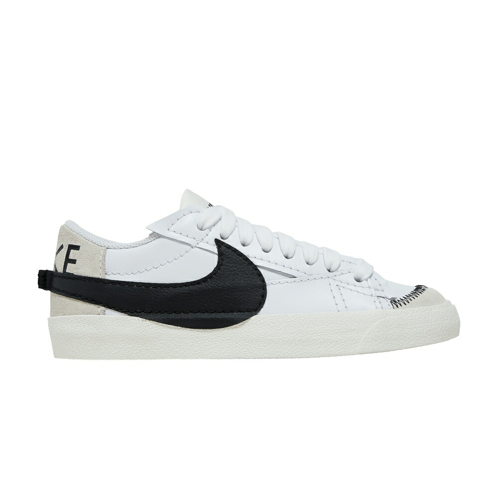 ナイキ ブレイザー ジャンボ 白いこと 白いこと 黒いこと 黒いこと \u0027WHITE BLACK\u0027 スニーカー レディース NIKE WMNS BLAZER LOW JUMBO / WHITE BLACK