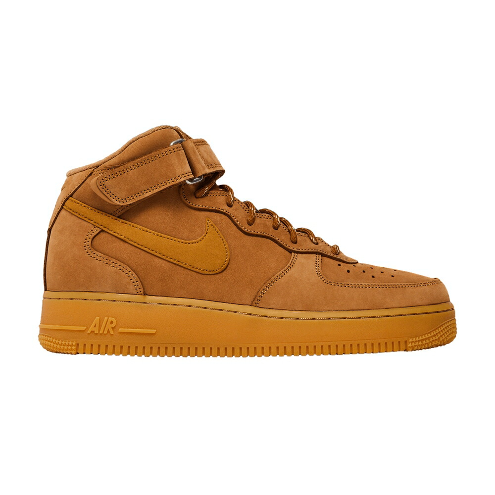 ナイキ ミッド 茶色 ブラウン 黒色 ブラック ウィート エアフォース 07 FLAX スニーカー メンズ NIKE AIR FORCE 1 MID / FLAX GUM LIGHT BROWN BLACK WHEAT