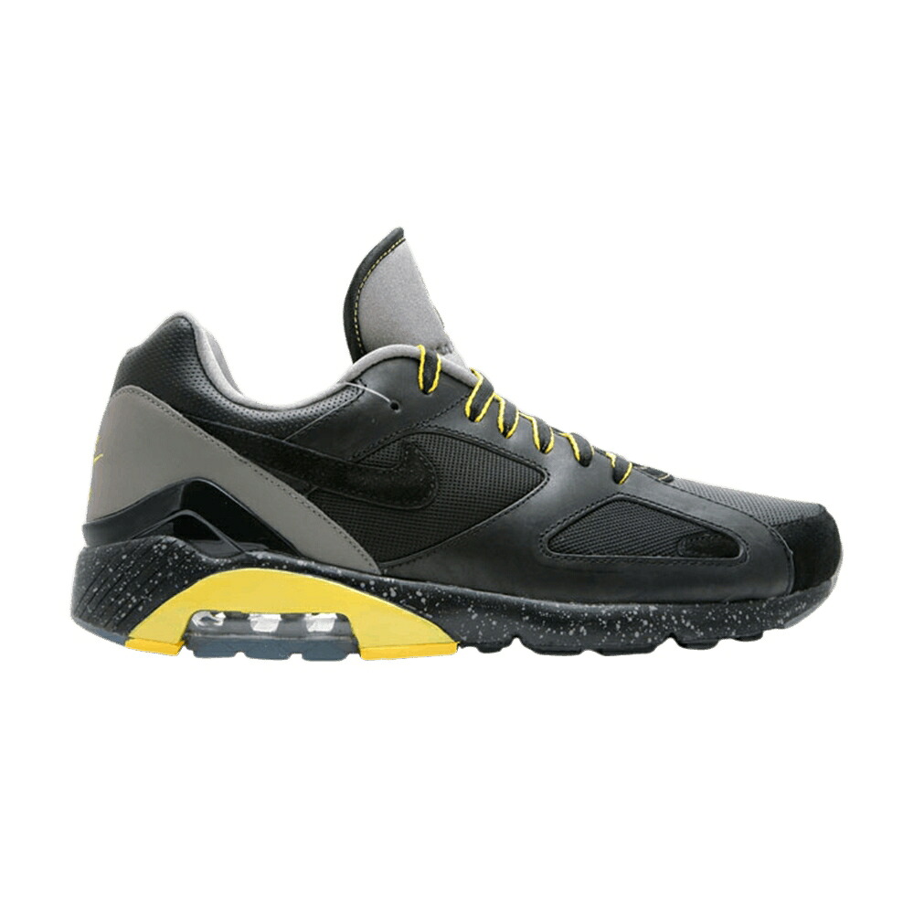 ナイキ プレミアム 黒色 ブラック 'LIVESTRONG' スニーカー メンズ NIKE AIR 180 PREMIUM TZ LAF / BLACK BLACK VRSTY MZ SFT GRY