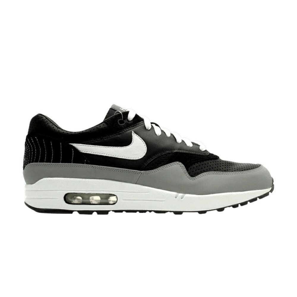 ナイキ マックス プレミアム 黒色 ブラック 白色 ホワイト 灰色 グレー エアマックス HOLD TIGHT スニーカー メンズ NIKE AIR MAX 1 PREMIUM SP / BLACK WHITE MEDIUM GREY