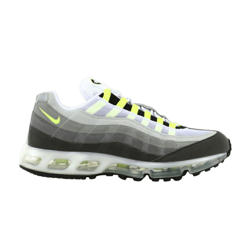 ナイキ マックス タイム 灰色 グレー 黄色 イエロー エアマックス 'ONE ONLY' スニーカー メンズ NIKE AIR MAX 95 360 TIME / NEUTRAL GREY NEON YELLOW MEDIUM|スニケス