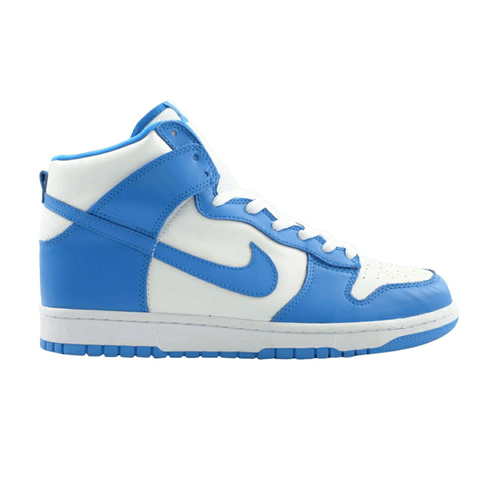 ナイキ ダンク ハイ 白色 ホワイト 青色 ブルー ダンクハイ スニーカー メンズ NIKE DUNK HIGH / WHITE PHOTO BLUE
