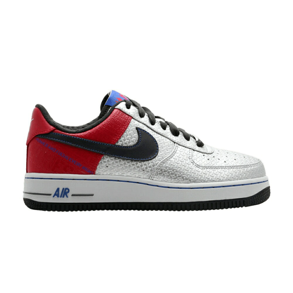 ナイキ プレミアム 銀色 シルバー エアフォース 'BOBBY SIX' ジュニア キッズ NIKE AIR FORCE 1 PREMIUM OS GS JONES NEW / METALLIC SILVER ANTHRACITE ベビー マタニティ スニーカー|スニケス
