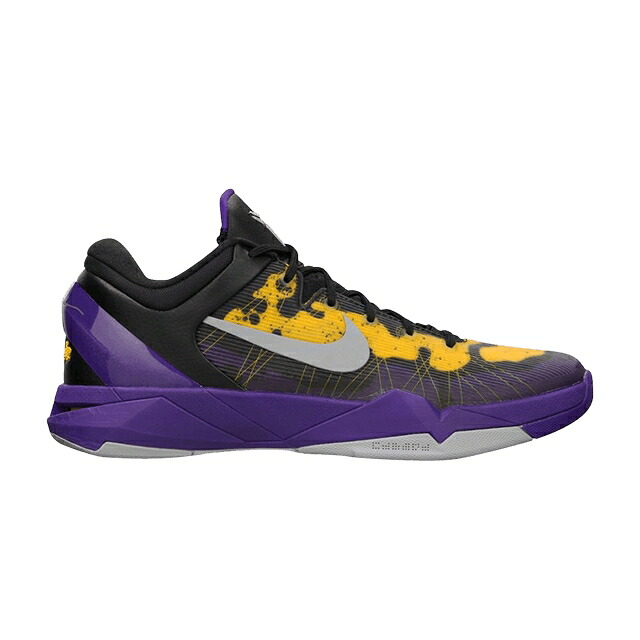 ナイキ ズーム コービー システム ダート 紫 パープル 'POISON FROG' スニーカー メンズ NIKE ZOOM KOBE 7 SYSTEM DART / CRT PURPLE WLF GRY TR YLLW BLK