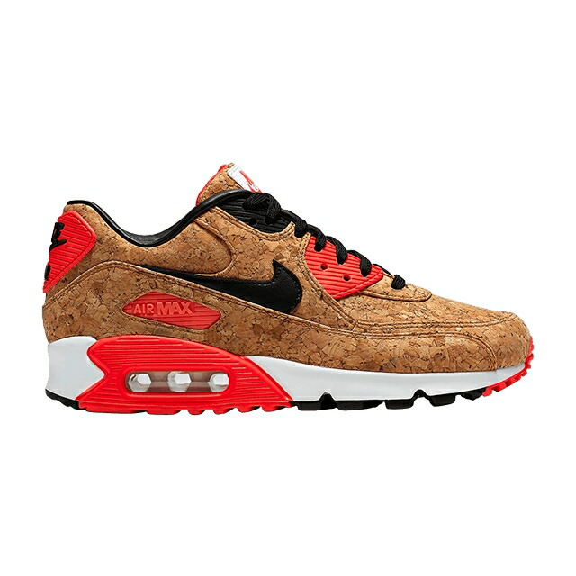 ナイキ マックス 銅 ブロンズ 黒色 ブラック 白色 ホワイト エアマックス CORK スニーカー レディース NIKE WMNS AIR MAX 90 / BRONZE BLACK INFRARED WHITE