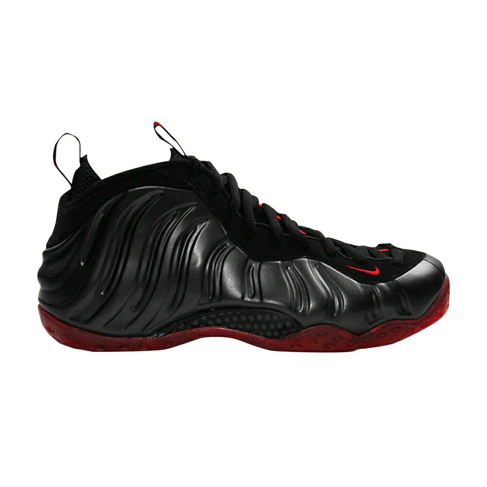 ナイキ フォームポジット 黒色 ブラック 赤 レッド エアフォームポジットワン 'COUGH DROP' スニーカー メンズ NIKE AIR FOAMPOSITE ONE 2007 / BLACK BLACK VARSITY RED