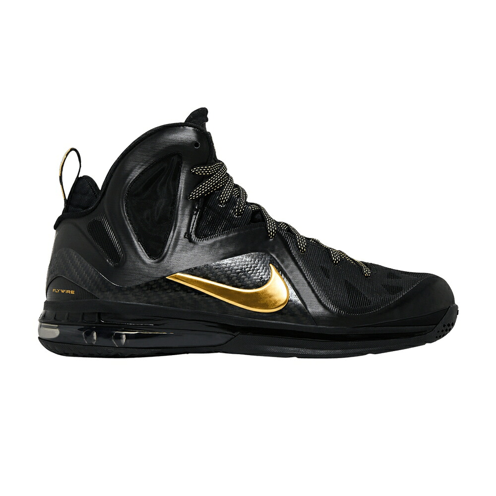 ナイキ レブロン エリート 黒色 ブラック ゴールド P.S. 'AWAY' スニーカー メンズ NIKE LEBRON 9 ELITE / BLACK METLALLIC GOLD BLACK|スニケス