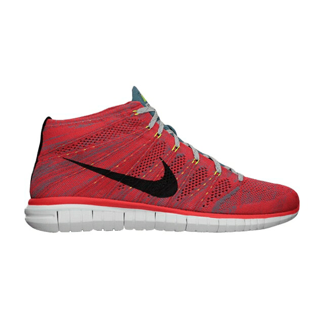 ナイキ フリー フライニット チャッカ スニーカー メンズ NIKE FREE FLYKNIT CHUKKA / BRGHT CRMSN LGHT ASH GRY MNRL｜スニケス