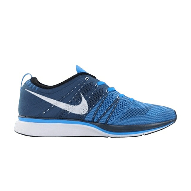 ナイキ フライニット 青色 ブルー 白色 ホワイト TRAINER+ QUADRON BLUE スニーカー メンズ NIKE FLYKNIT / SQUADRON BLUE WHITE BLUE GLOW