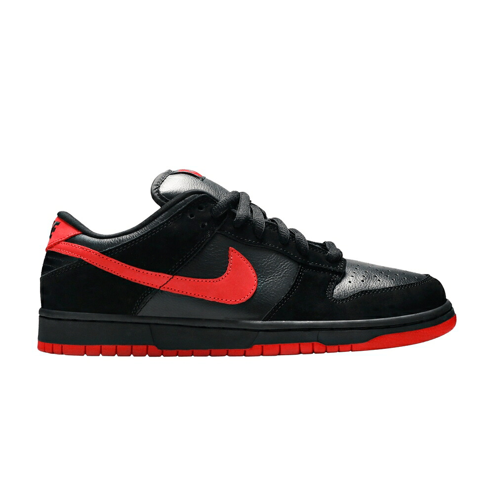 ナイキ ダンク プロ エスビー 黒色 ブラック 赤 レッド ダンクロー 'VAMPS' スニーカー メンズ NIKE DUNK LOW PRO SB / BLACK TRUE RED