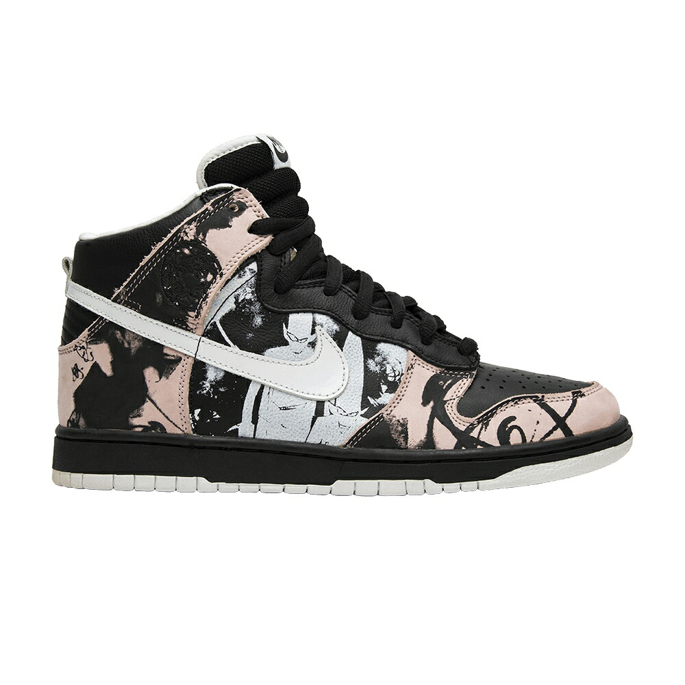 ナイキ ダンク ハイ プロ エスビー 黒色 ブラック 白色 ホワイト ダンクハイ 'UNKLE' スニーカー メンズ NIKE FUTURA X UNKLE DUNK HIGH PRO SB / BLACK WHITE