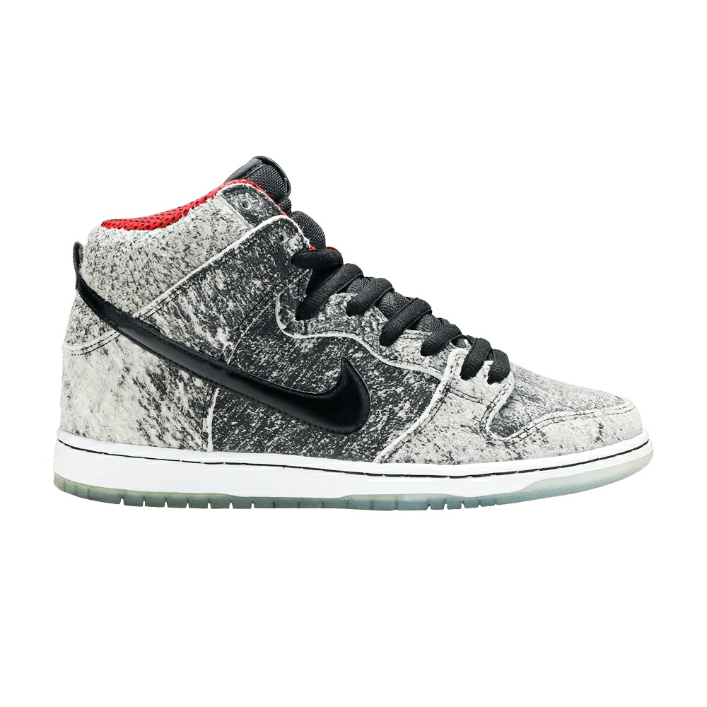 ナイキ ダンク ハイ プレミアム エスビー 黒色 ブラック 赤 レッド ダンクハイ 'SALT STAIN' スニーカー メンズ NIKE DUNK HIGH PREMIUM SB / BLACK BLACK GYM RED