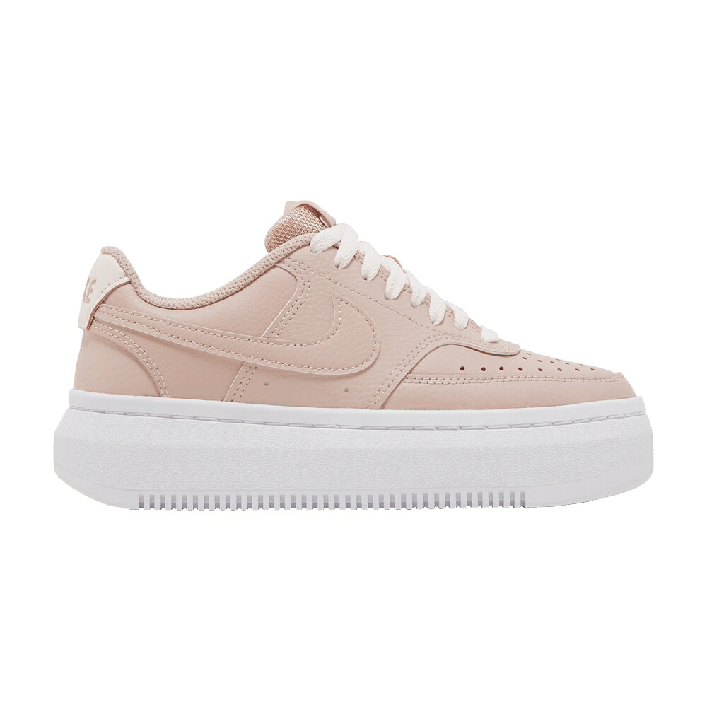 ナイキ 厚地の外套 さくら色 オックスフォード 白いこと 白いこと \u0027PINK OXFORD\u0027 スニーカー レディース NIKE WMNS COURT VISION ALTA / PINK OXFORD WHITE LIGHT SOFT 靴-レディース靴