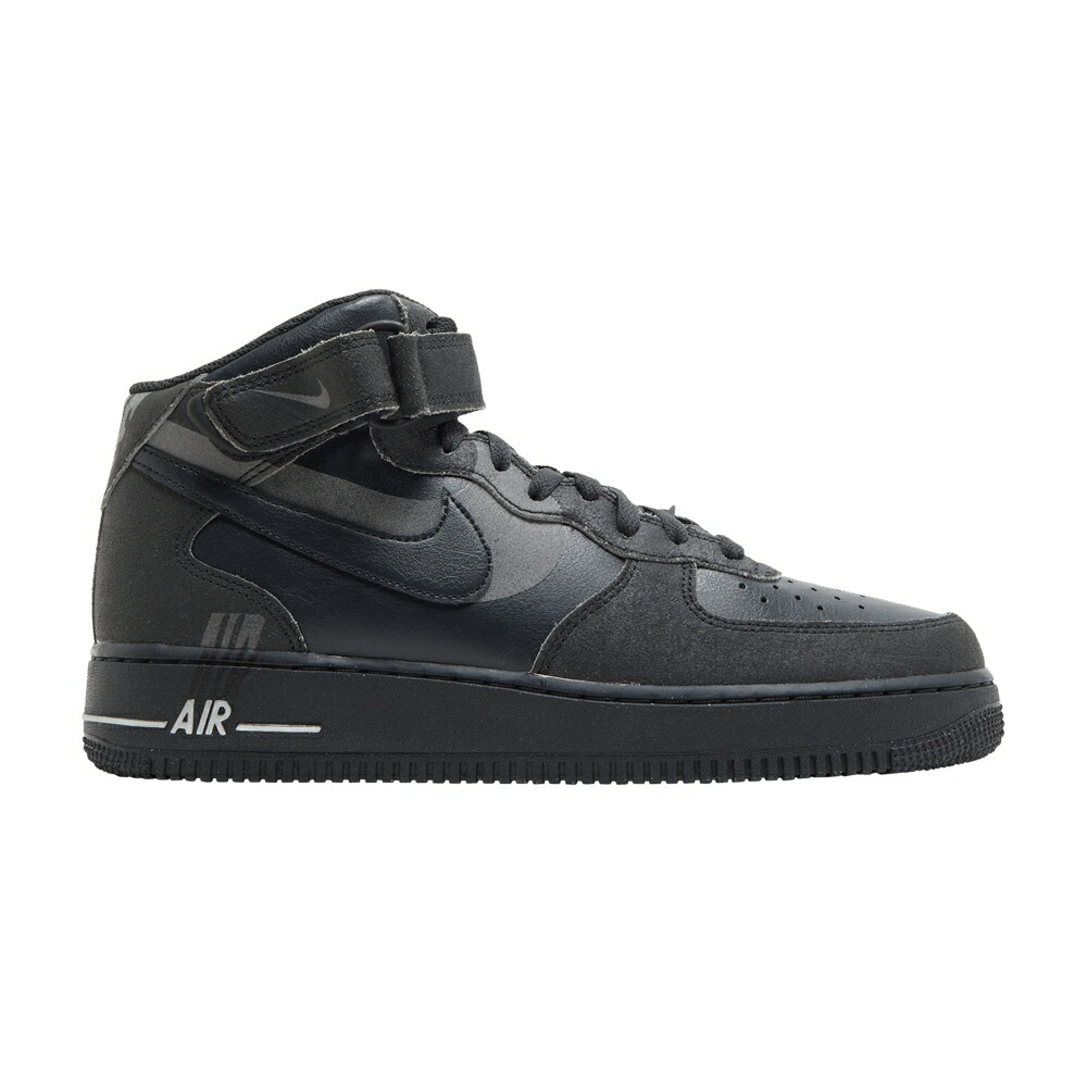 ナイキ ミッド 黒色 ブラック エアフォース 07 HALLOWEEN MIDNIGHT スニーカー メンズ NIKE AIR FORCE 1 MID - / OFF NOIR OFF NOIR BLACK LIGHT