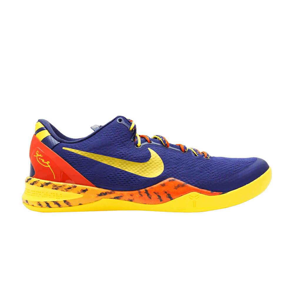 ナイキ コービー ディープ 青色 ブルー 黄色 イエロー BARCELONA スニーカー メンズ NIKE KOBE 8 / DEEP ROYAL BLUE TRACE YELLOW