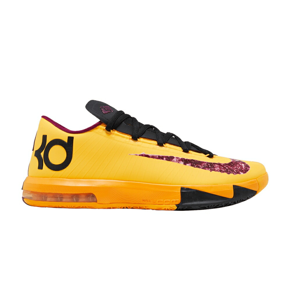 ナイキ レーザー 橙 オレンジ 赤 レッド 黒色 ブラック 'PEANUT & JELLY' スニーカー メンズ NIKE KD 6 BUTTER 2013 / LASER ORANGE RASPBERRY RED BLACK