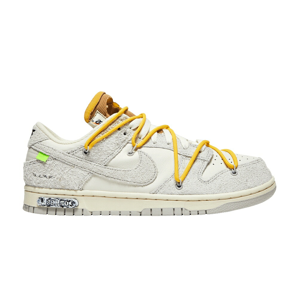 ナイキ 象牙色 ダンク 薄墨色 薄墨色 ダンクロー \u0027LOT 50\u0027 スニーカー メンズ NIKE OFF-WHITE X DUNK LOW 39 OF / SAIL NEUTRAL GREY AMARILLO