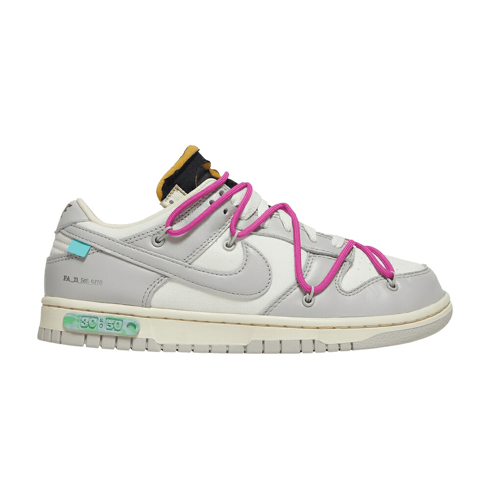 ナイキ 象牙色 ダンク 薄墨色 薄墨色 ダンクロー \u0027LOT 50\u0027 スニーカー メンズ NIKE OFF-WHITE X DUNK LOW 30 OF / SAIL NEUTRAL GREY