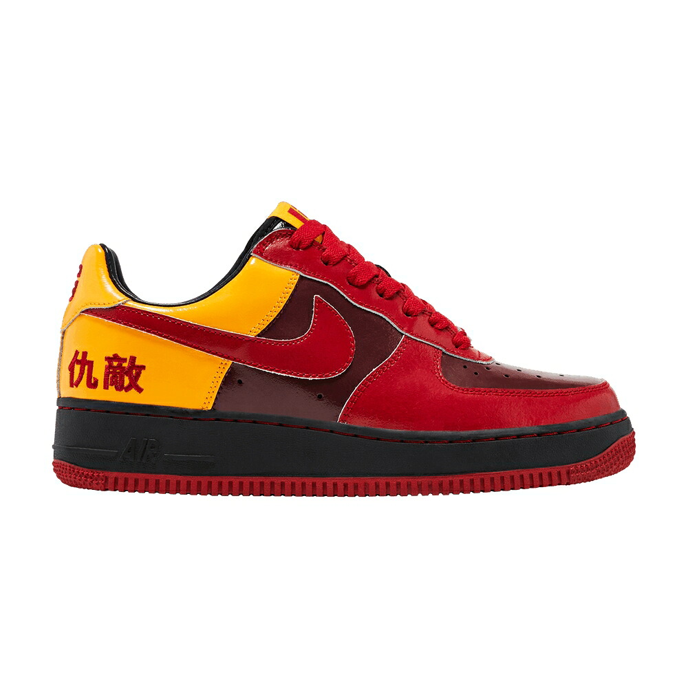 ナイキ レブロン ジェームズ デンバー レッドウッド 赤 レッド 黒色 ブラック エアフォース 'CHAMBER HATER' スニーカー メンズ NIKE LEBRON JAMES X AIR FORCE 1 OF FEAR PACK - DENVER EXCLUSIVE / REDWOOD VARSITY RED|スニケス