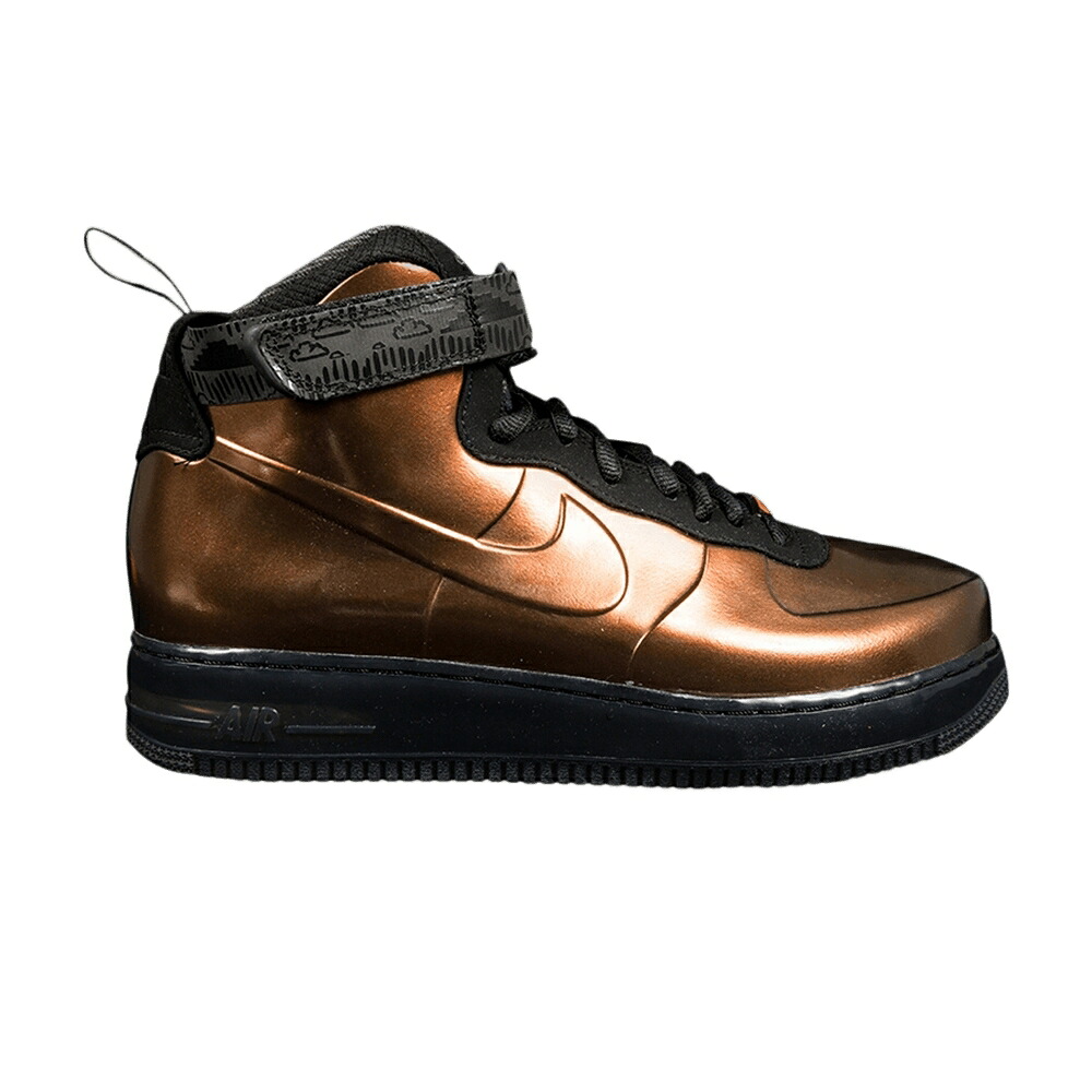 ナイキ フォームポジット エアフォース 'BLACK MONTH' スニーカー メンズ NIKE AIR FORCE 1 FOAMPOSITE BHM QS HISTORY / MTLLC CPPR MTLLC CPPR BLK TTL