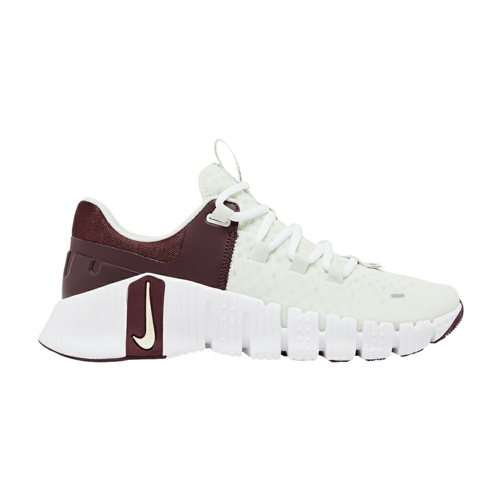 ナイキ フリー ワイン色 バーガンディー 白色 ホワイト 'SEA CRUSH' スニーカー レディース NIKE WMNS FREE METCON 5 GLASS BURGUNDY / SEA GLASS BURGUNDY CRUSH WHITE