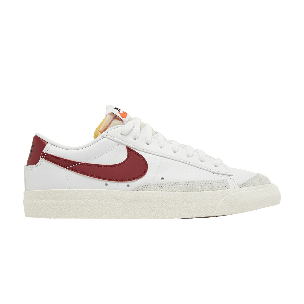 ナイキ ブレイザー チーム 白色 ホワイト 赤 レッド '77 'WHITE RED' スニーカー レディース NIKE WMNS BLAZER LOW TEAM / WHITE WHITE SAIL TEAM RED|スニケス