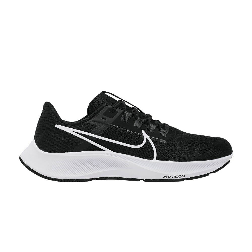 ナイキ ズーム ペガサス 黒色 ブラック 白色 ホワイト ズームペガサス BLACK WHITE スニーカー メンズ NIKE AIR ZOOM PEGASUS 38 / BLACK ANTHRACITE VOLT WHITE