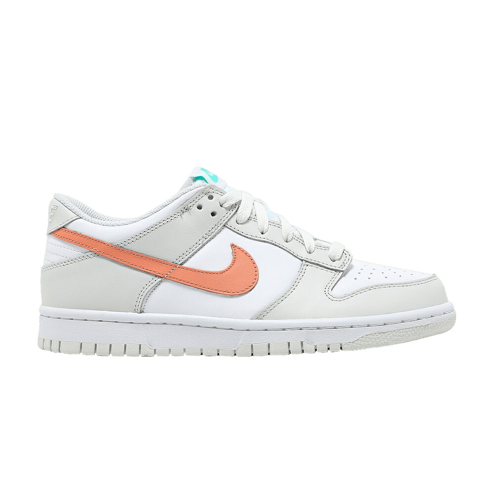 ナイキ ダンク 白色 ホワイト アクア ダンクロー 'TROPICAL TWIST' ジュニア キッズ NIKE DUNK LOW GS / WHITE BONE PEACH AQUA ベビー マタニティ スニーカー