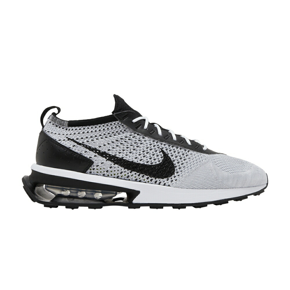 ナイキ マックス 飛球編み物 大気圏マックス \u0027WHITE BLACK\u0027 スニーカー メンズ NIKE AIR MAX FLYKNIT RACER /