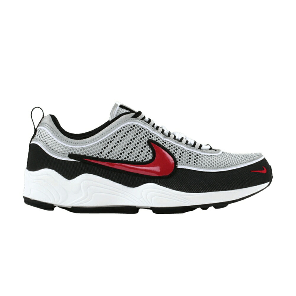 ナイキ 望遠レンズ しろがね色 しろがね色 赤 赤いこと 黒いこと 黒いこと \u0027SILVER RED\u0027 スニーカー メンズ NIKE AIR ZOOM SPIRIDON 2005 / SILVER DESERT RED BLACK
