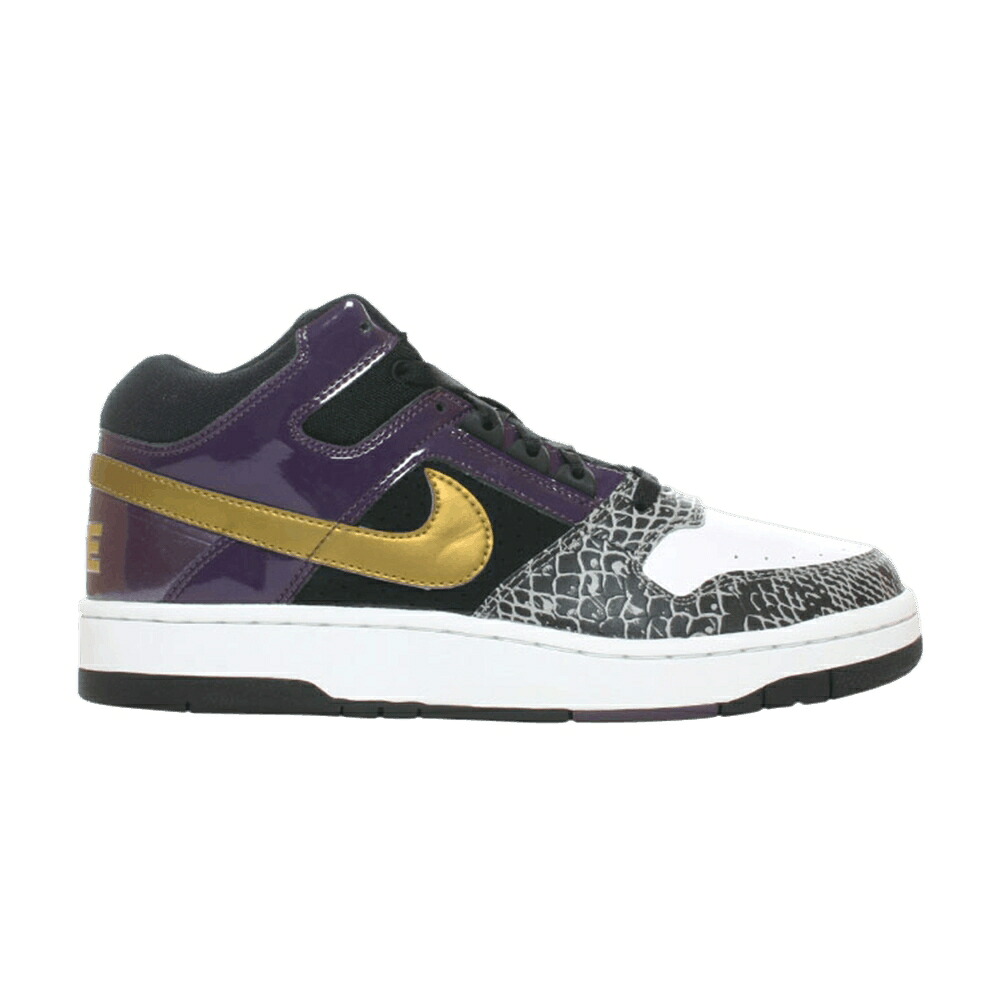 ナイキ 晴れ晴れしい ゴールド 黒いこと 黒いこと \u0027MITA\u0027 スニーカー メンズ NIKE DELTA FORCE 3/4 DELUXE / AUBERGINE METALLIC GOLD BLACK