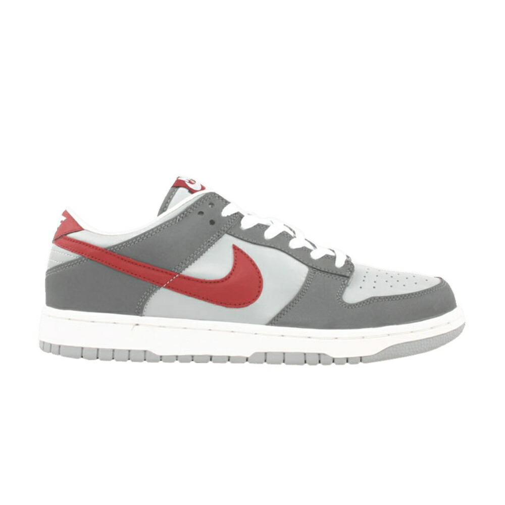 ナイキ ダンク プロ チーム 赤 レッド 銀色 シルバー ダンクロー スニーカー メンズ NIKE DUNK LOW PRO / LIGHT GRAPHITE TEAM RED SILVER