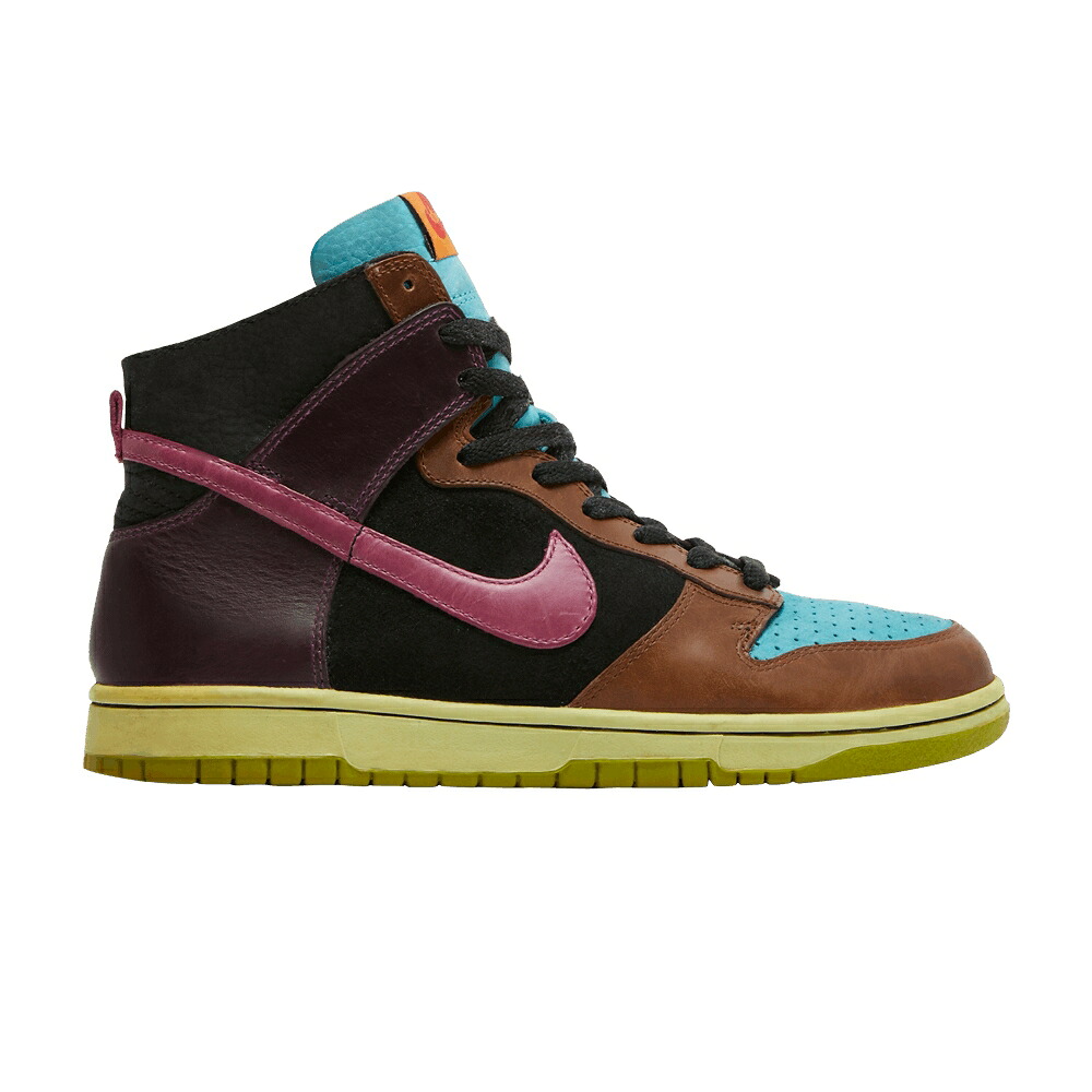 ナイキ アンディフィーテッド ダンク ハイ 青色 ブルー 黒色 ブラック ダンクハイ スニーカー メンズ NIKE UNDEFEATED X DUNK HIGH NL / BLUE REEF COTTON CANDY BLACK