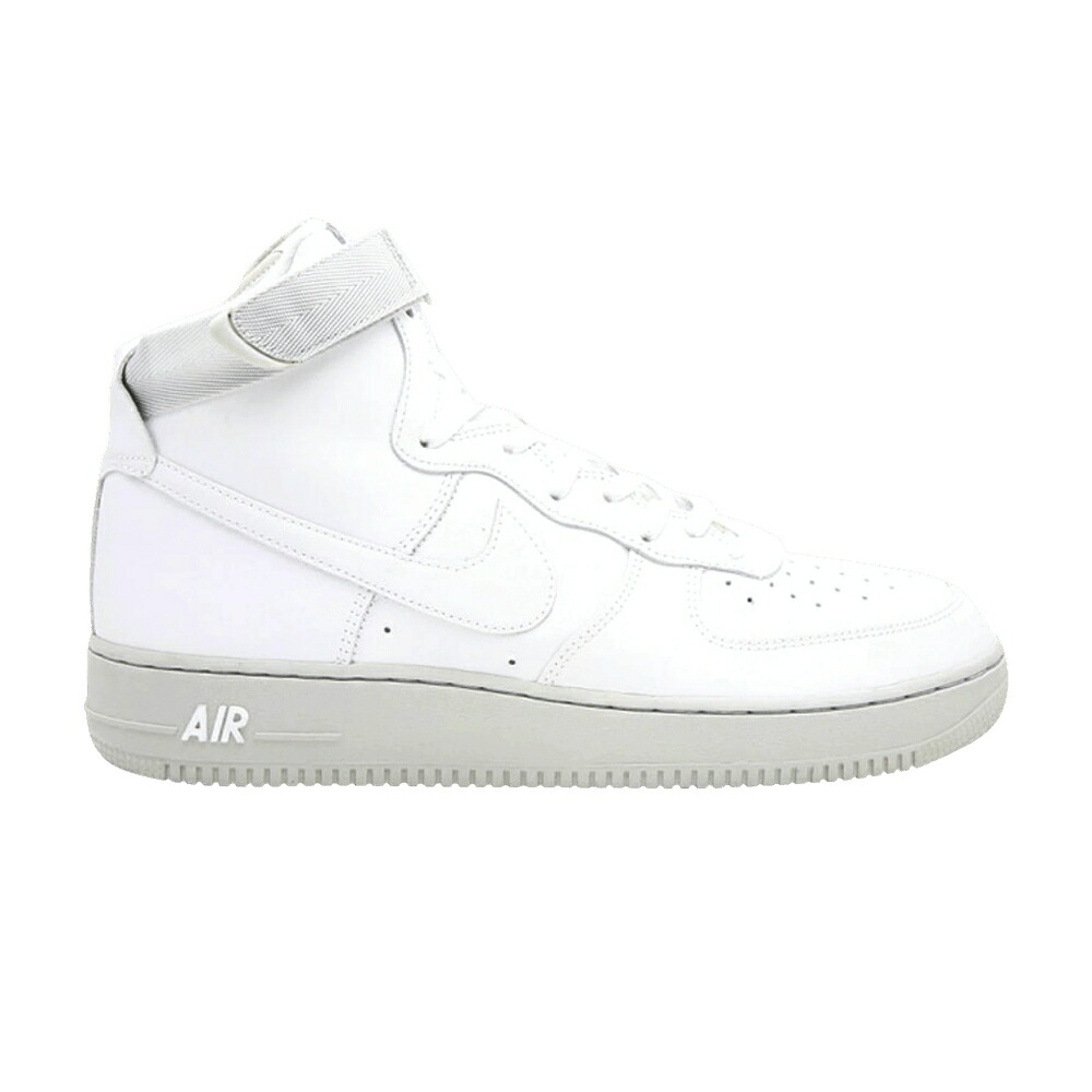 ナイキ ハイ 白色 ホワイト 灰色 グレー エアフォース スニーカー メンズ NIKE AIR FORCE 1 HIGH / WHITE WHITE NEUTRAL GREY