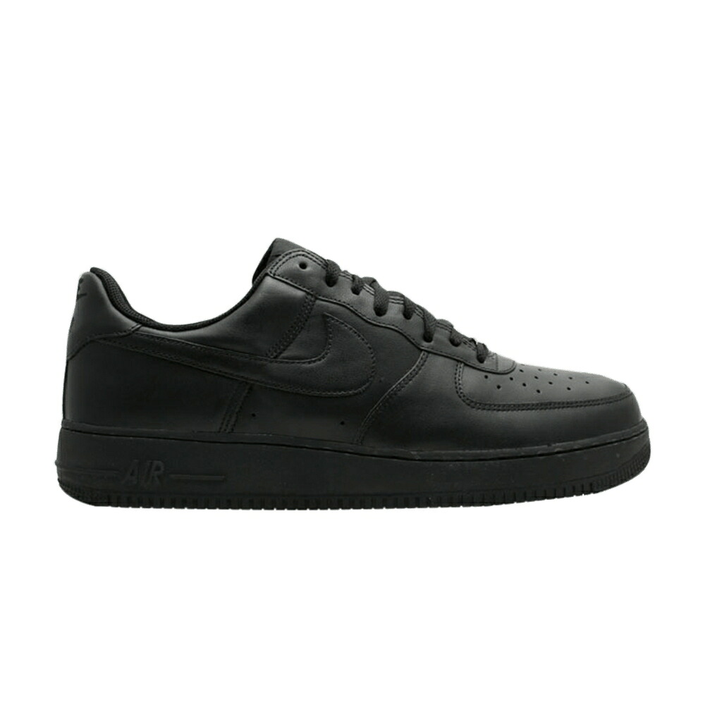 ナイキ 黒色 ブラック エアフォース スニーカー メンズ NIKE AIR FORCE 1 / BLACK BLACK|スニケス