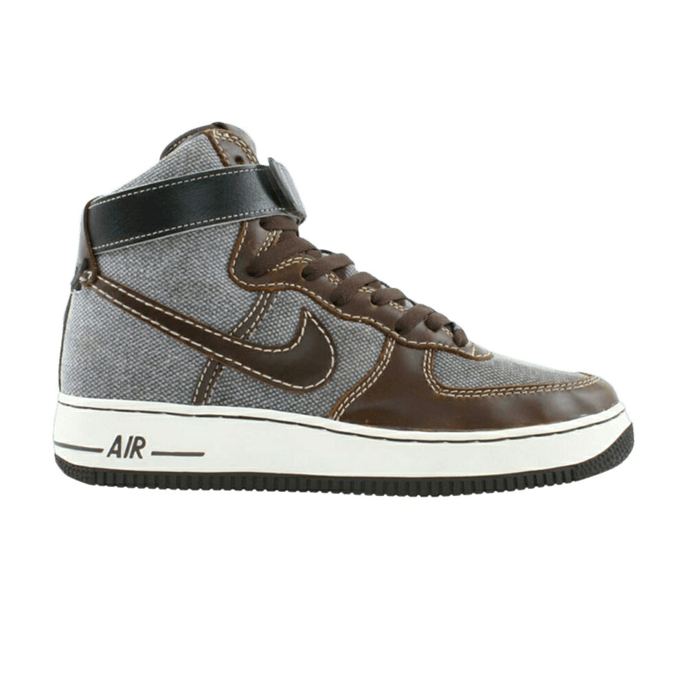 ナイキ 御機嫌 割り増し金 赤銅色 赤銅色 空軍 \u0027BASEBALL PACK\u0027 スニーカー メンズ NIKE AIR FORCE 1 HIGH PREMIUM / BOULDER MEDIUM BROWN