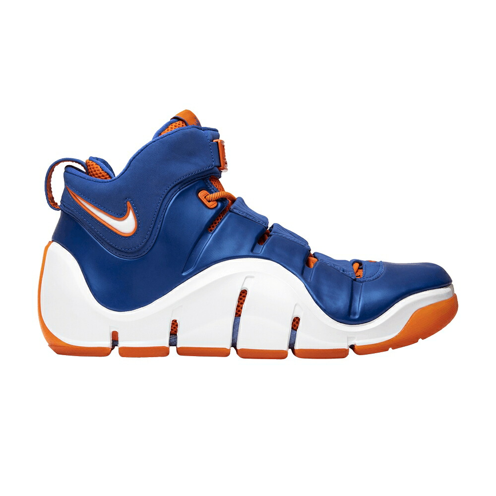 ナイキ ズーム レブロン 白色 ホワイト BIRTHDAY スニーカー メンズ NIKE ZOOM LEBRON 4 / DARK NEAN ROYAL WHITE SAFETY