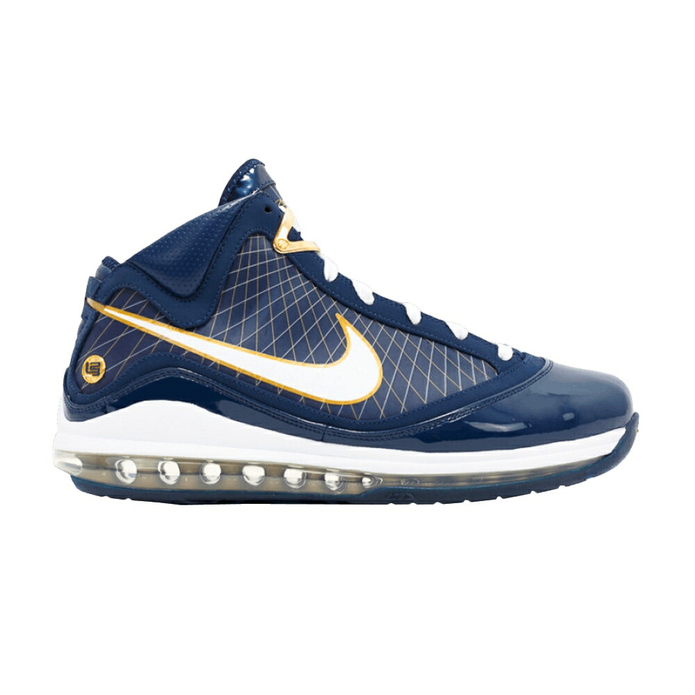 ナイキ マックス レブロン ミッド 紺色 ネイビー 白色 ホワイト エアマックス 'AKRON' スニーカー メンズ NIKE AIR MAX LEBRON 7 / MID NAVY WHITE MTTC GL