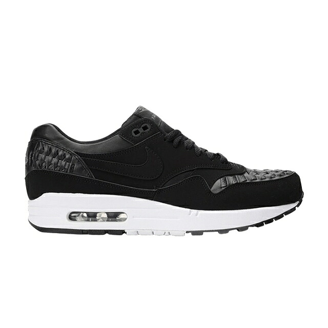 ナイキ マックス ウーブン 黒いこと 黒いこと 薄墨色 薄墨色 エア湖マックス \u0027BLACK GREY\u0027 スニーカー メンズ NIKE AIR MAX 1 WOVEN DARK / BLACK BLACK DARK GREY