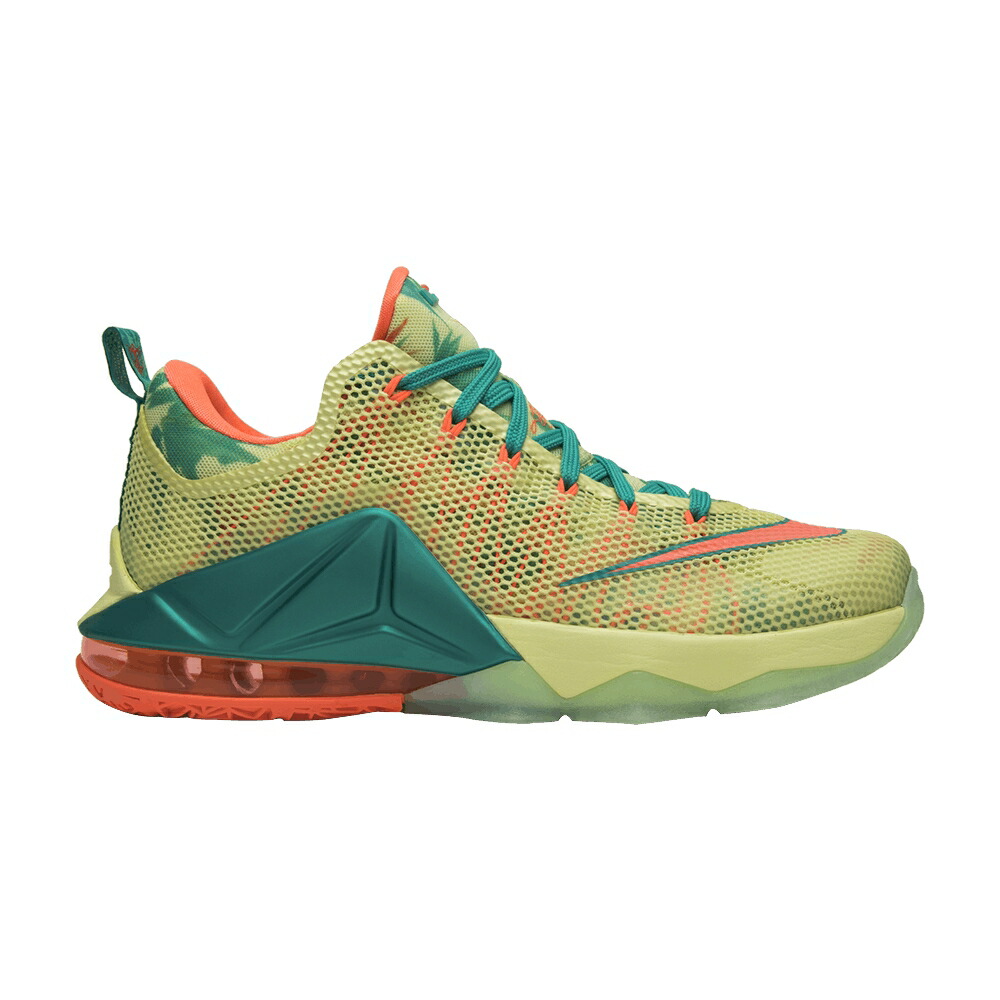 ナイキ レブロン 白色 ホワイト ライム LEBRONOLD PALMER スニーカー メンズ NIKE LEBRON 12 LOW / WHITE LIME BRIGHT MANGO NEW