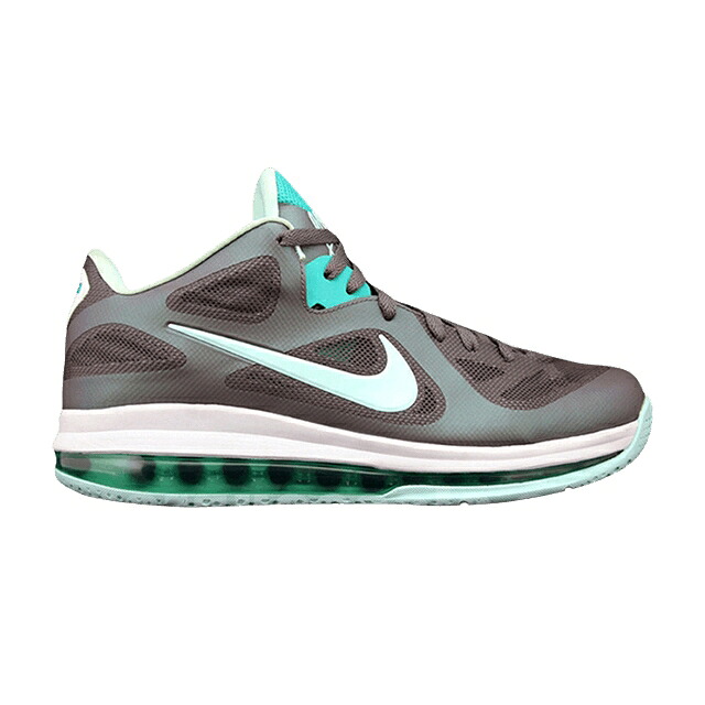 ナイキ レブロン \u0027EASTER\u0027 スニーカー メンズ NIKE LEBRON 9 LOW / DRK GRY MNT CNDY CL GRY NW GRN