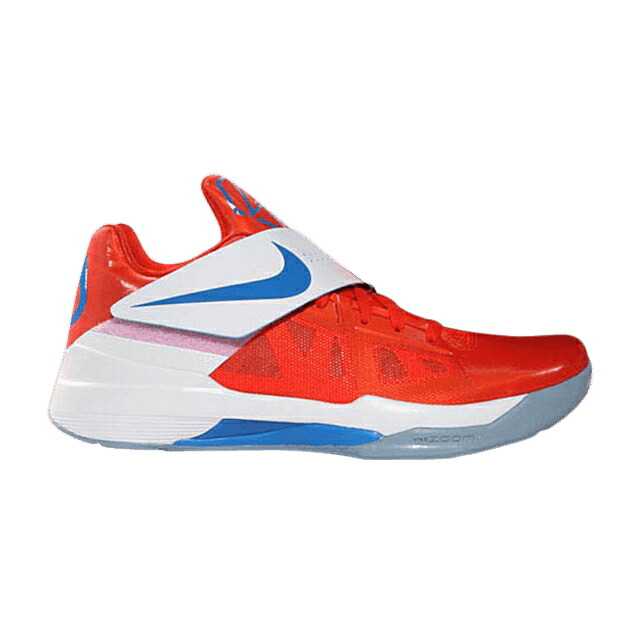 ナイキ ズーム チーム 橙 オレンジ 青色 ブルー 白色 ホワイト 'CREAMSICLE' スニーカー メンズ NIKE ZOOM KD 4 / TEAM ORANGE PHOTO BLUE WHITE