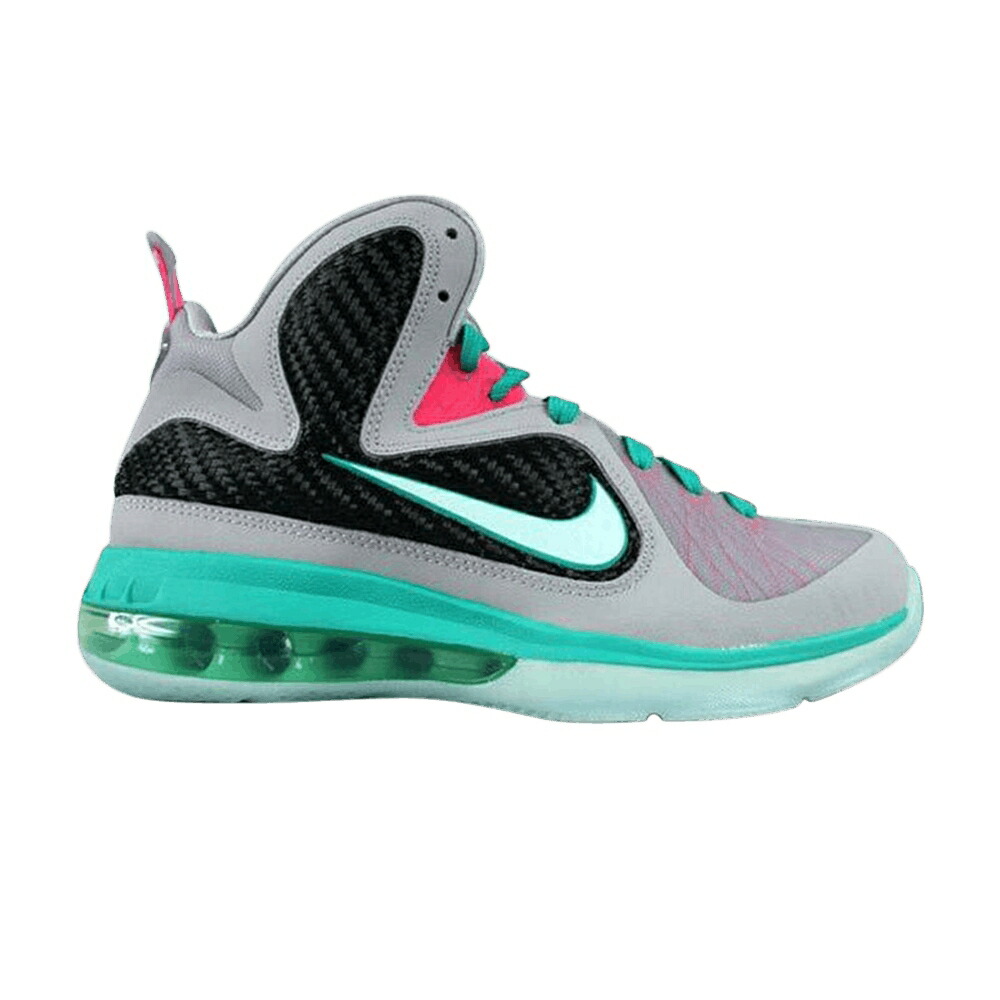 ナイキ レブロン 薄墨色 薄墨色 緑 緑であること \u0027SOUTH BEACH\u0027 お坊っちゃん キッズ NIKE LEBRON 9 GS / WOLF GREY MINT CANDY NEW GREEN もの言う花 マタニティ スニーカー