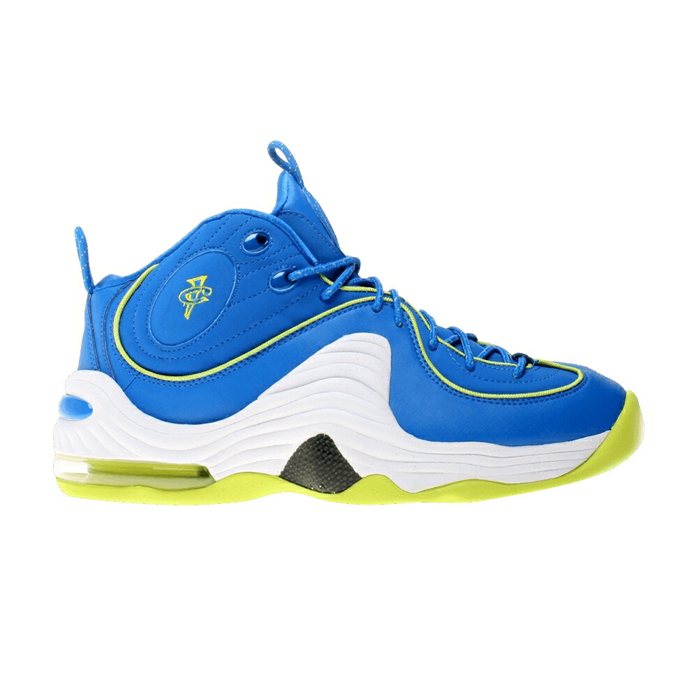 ナイキ ペニー 白色 ホワイト 黒色 ブラック エアペニー PRITE スニーカー メンズ NIKE AIR PENNY 2 LE / SOAR CYBER WHITE BLACK